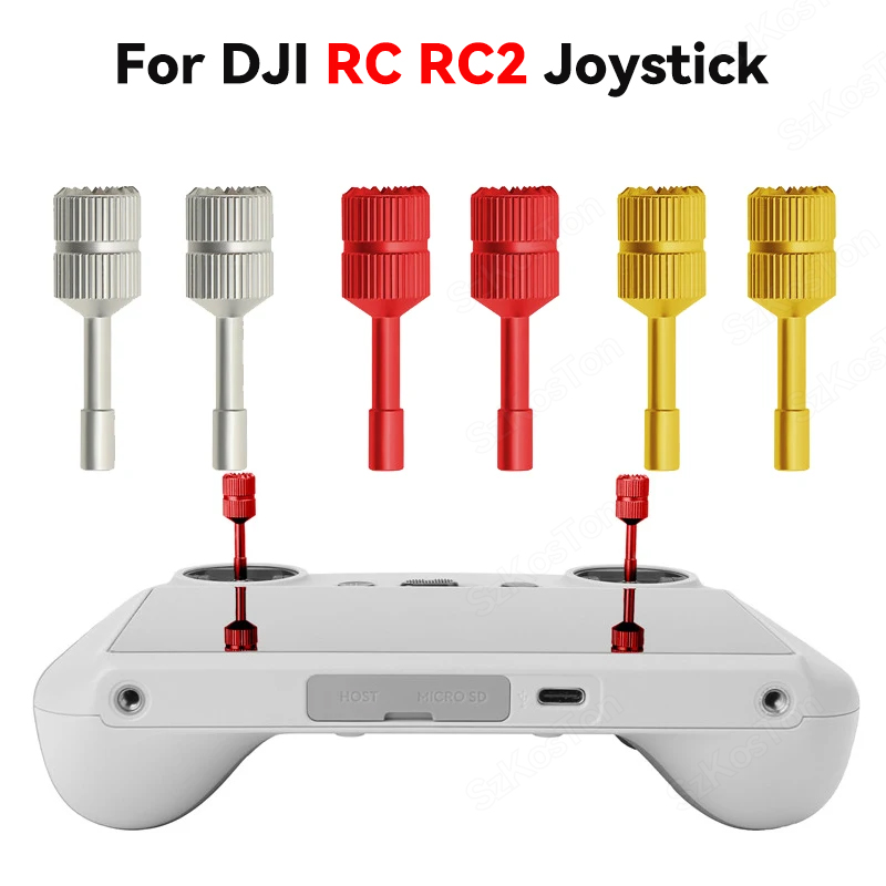 Drone Dji Rc Pro - Joystick arc-en-ciel en aluminium pour DJI