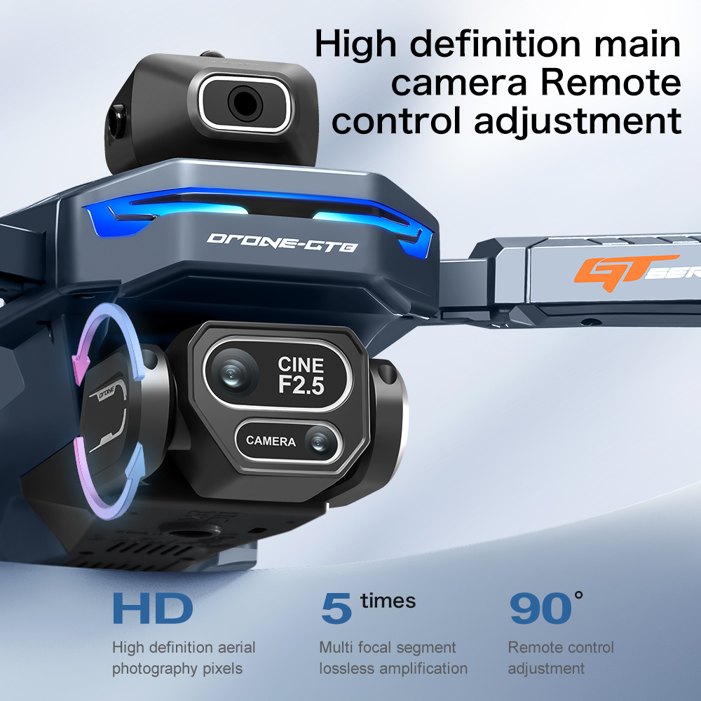 Drone RC GPS pliable GT8, camé - Drone Dji Rc Mini avis et prix