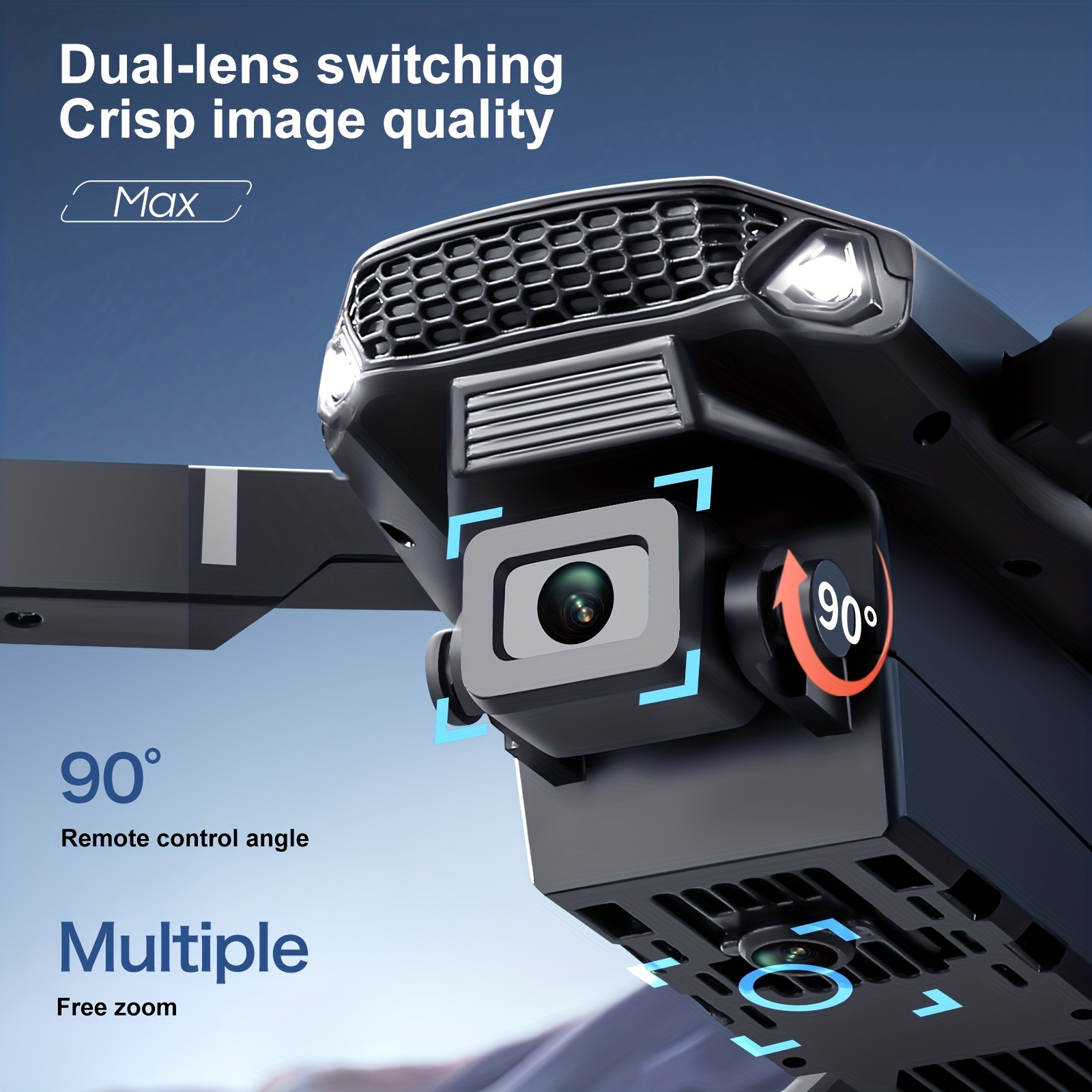 Drone pliable E88 PRO MAX amél - Drone Ae Rc avis et prix